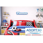 Personalized Boy's 3D Name Sign | Custom Kid's Room Decor | Birthday Gift