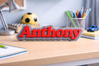 Personalized Boy's 3D Name Sign | Custom Kid's Room Decor | Birthday Gift